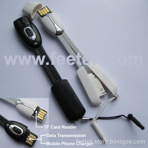 TF Card Reader with USB Charger for iPhone